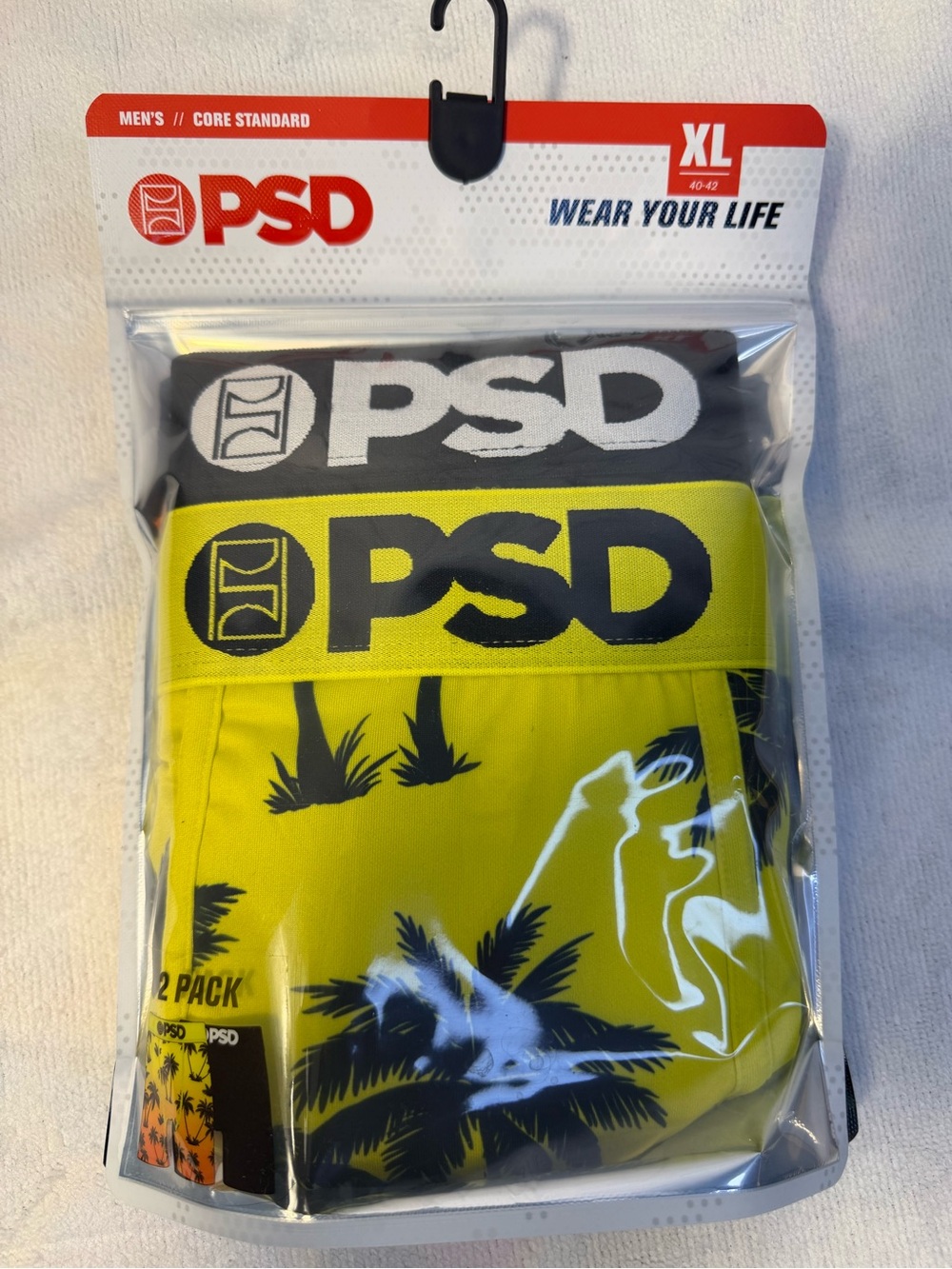 PSD Men’s Tropic Sunrise Print Boxer Briefs 2-Pack Size XL NIP